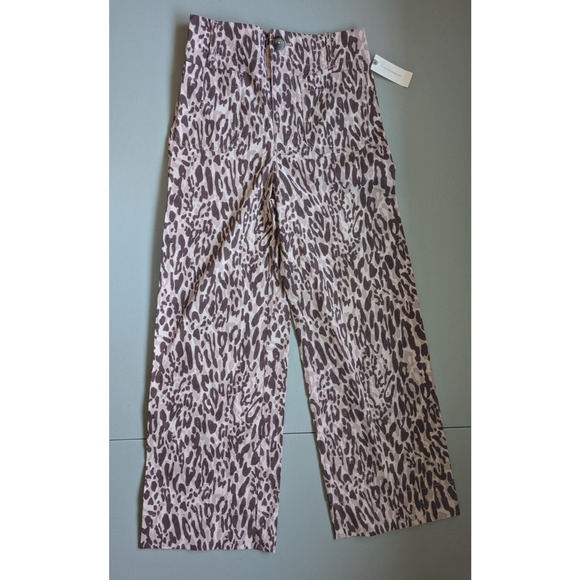 NWT Maeve The Colette Cropped Magic Fabric Wide-Leg Pants Sz 26 Brown #7E502 - Picture 2 of 10